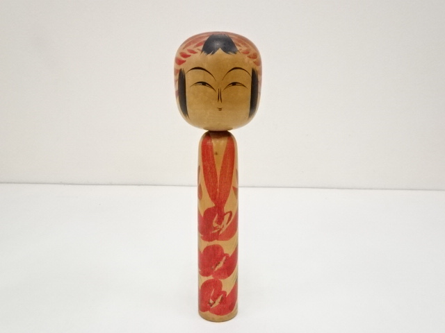 TRADITIONAL JAPANESE CRAFT / KOKESHI DOLL (24.4 cm)/ ARTISAN WORK